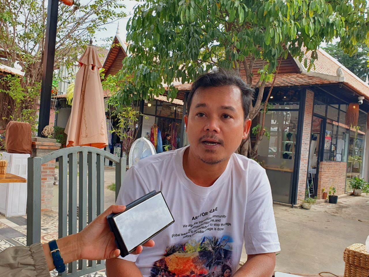 លោក អ៊ុន សាវ៉ាន់ អ្នកគ្រប់គ្រងគម្រោងតុក្កតាយក្ស