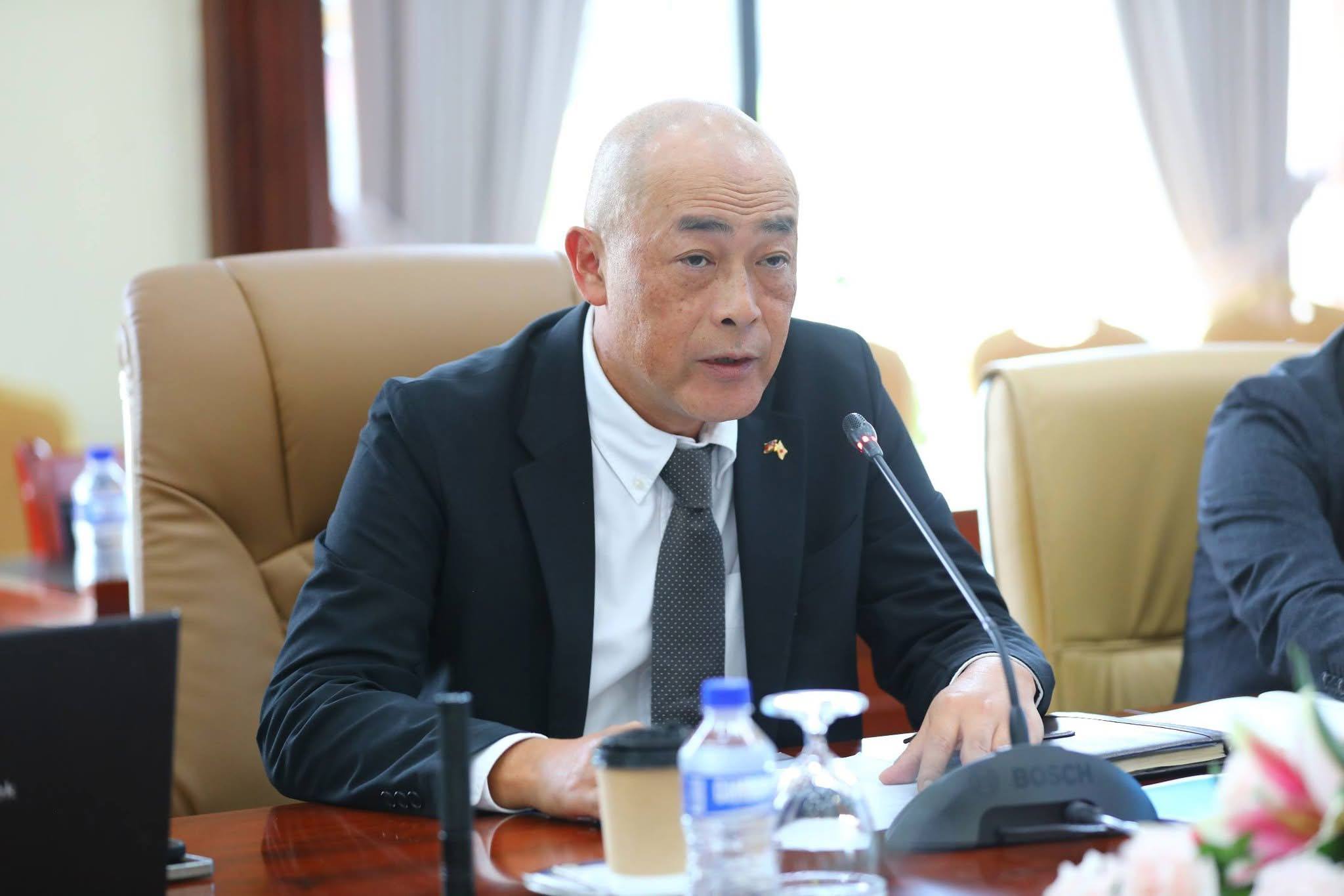 លោក Akira Yoshimoto ប្រធានសមាគមធុរកិច្ចជប៉ុនប្រចាំនៅកម្ពុជា (JBAC)