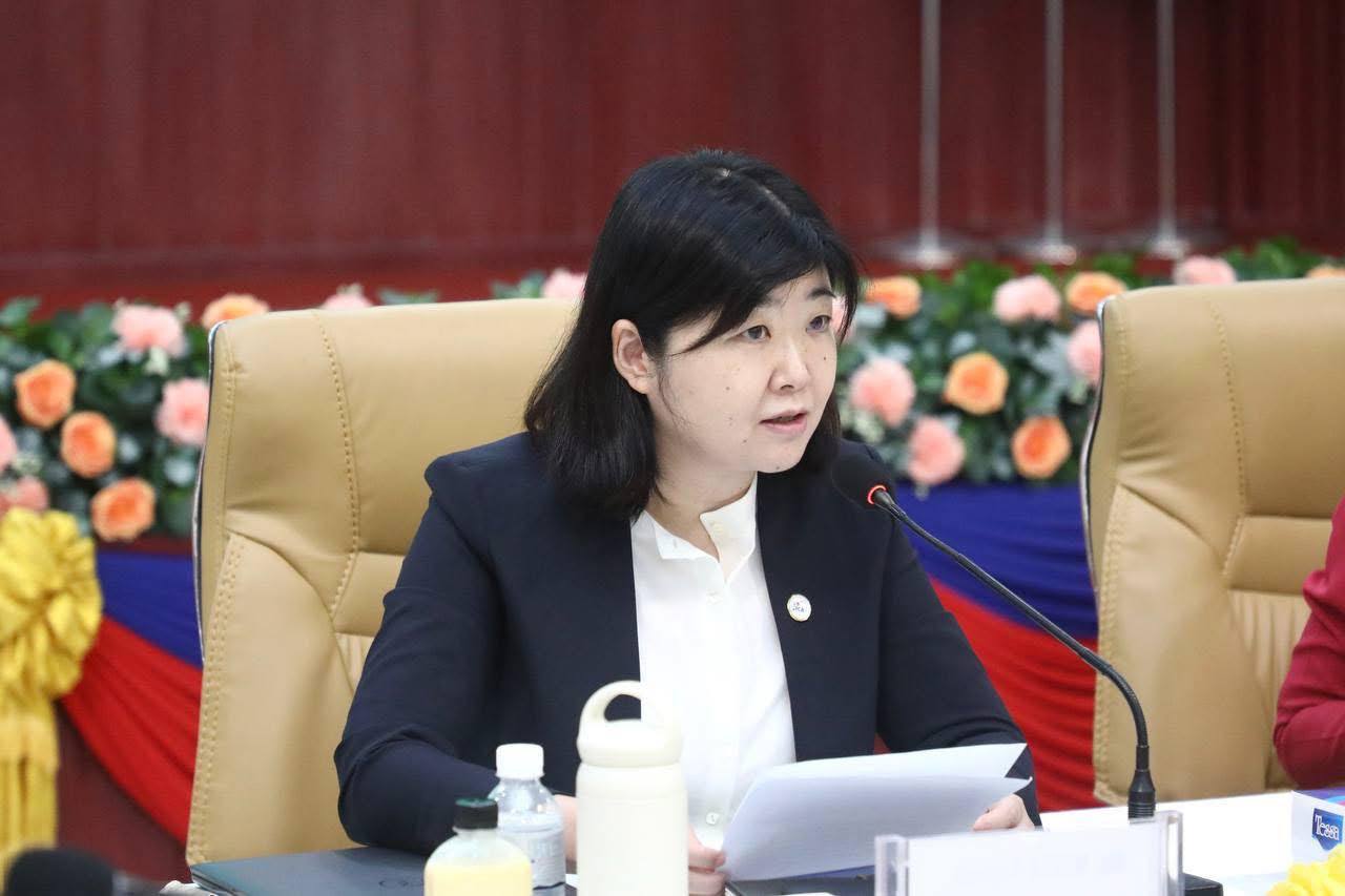 លោកស្រី MIURA Yoshiko តំណាងជាន់ខ្ពស់ នៃទីភ្នាក់ងារសហប្រតិបត្តិការអន្តរជាតិនៃប្រទេសជប៉ុនប្រចាំនៅកម្ពុជា