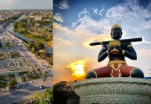 គយគន់ទិដ្ឋភាពពីលើមេឃបង្ហាញសម្រស់នៃខេត្តបាត់ដំបង